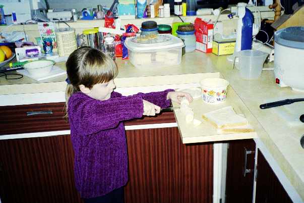 Now that I'm 5 - I can make my own sandwiches!